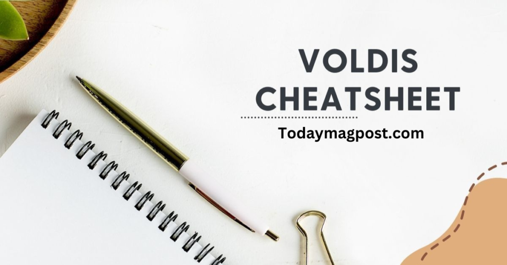 How to Restore Voldis Cheatsheet